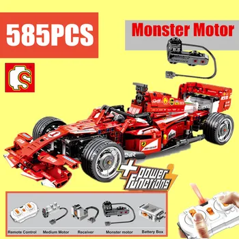 New Sembo Block RC Motor Power Function Racing Car Fit Technic Remote Control Model Building Block Bricks Toy Gift Kid Birthday
New Sembo Block RC Motor Power Function Racing Car Fit Technic Remote Control Model Building Block Bricks Toy Gift Kid Birthday