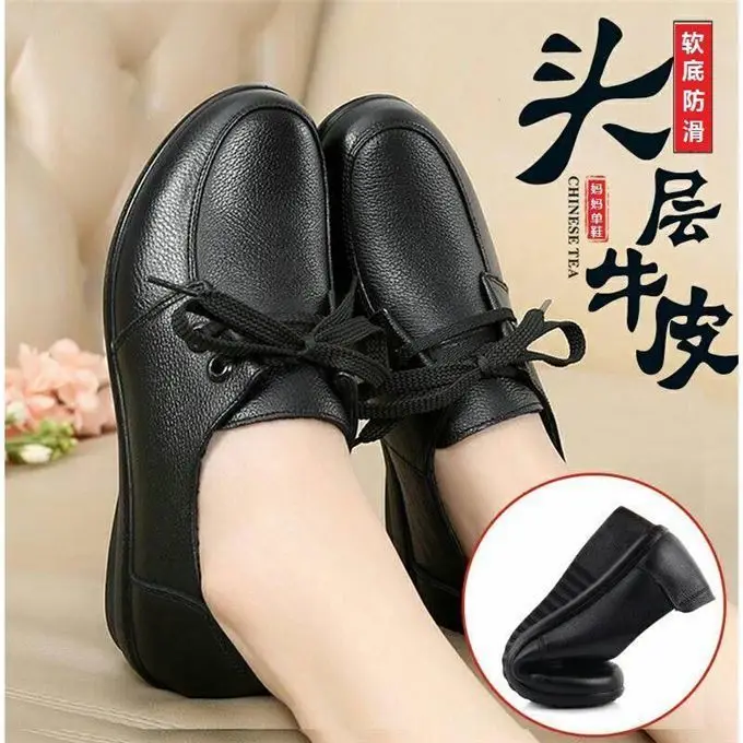 Mom Shoes Middle-aged Shoes Women's Spring And Autumn Soft-Sole Anti-slip Flat WOMEN'S Leather Shoes Work Shoes Large Size WOMEN
Mom Shoes Middle-aged Shoes Women's Spring And Autumn Soft-Sole Anti-slip Flat WOMEN'S Leather Shoes Work Shoes Large Size WOMEN