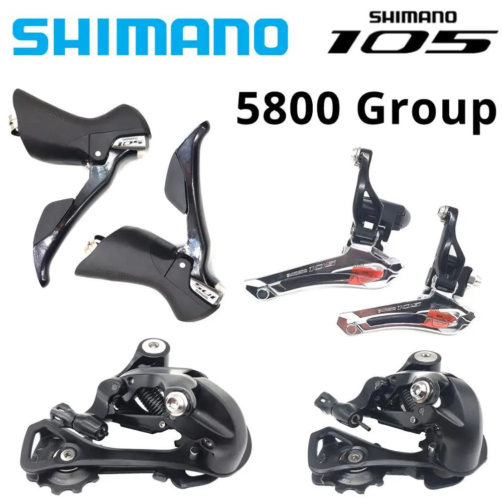 SHIMANO 105 5800 2 x 11 Speed Groupset ST-5800 FD-5800 RD-5800 Shifter And Derailleur Group For Road Bike Bicycle MTB Bike Part
SHIMANO 105 5800 2 x 11 Speed Groupset ST-5800 FD-5800 RD-5800 Shifter And Derailleur Group For Road Bike Bicycle MTB Bike Part