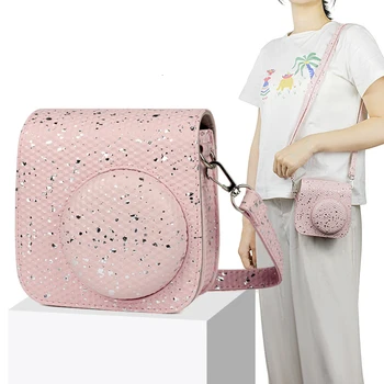 For Fuji Fujifilm Instax Polaroid Mini 8 8+ 9 Honeycomb Bright Powder Color Camera Bag Protective Cover Retro PU Leather Case
For Fuji Fujifilm Instax Polaroid Mini 8 8+ 9 Honeycomb Bright Powder Color Camera Bag Protective Cover Retro PU Leather Case
