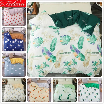 Green Leaves Pattern 1 pcs piece Duvet Cover Soft Quilt Comforter Blanket Case Bedding Bag Single Twin Queen King Size 180x220cm 
Green Leaves Pattern 1 pcs piece Duvet Cover Soft Quilt Comforter Blanket Case Bedding Bag Single Twin Queen King Size 180x220cm