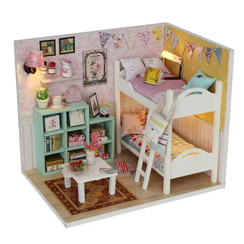 1PC Cute Bedroom DIY Handcraft Wooden 3D Cottage Exquisite Puzzle Mini Model House Accessories Set Home Decoration Gifts New
1PC Cute Bedroom DIY Handcraft Wooden 3D Cottage Exquisite Puzzle Mini Model House Accessories Set Home Decoration Gifts New