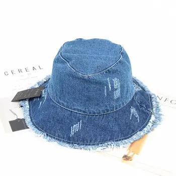 Denim Retro Bucket Hat Fisherman Hat outdoor travel hat Sun Cap Hats for men and Women 
Denim Retro Bucket Hat Fisherman Hat outdoor travel hat Sun Cap Hats for men and Women