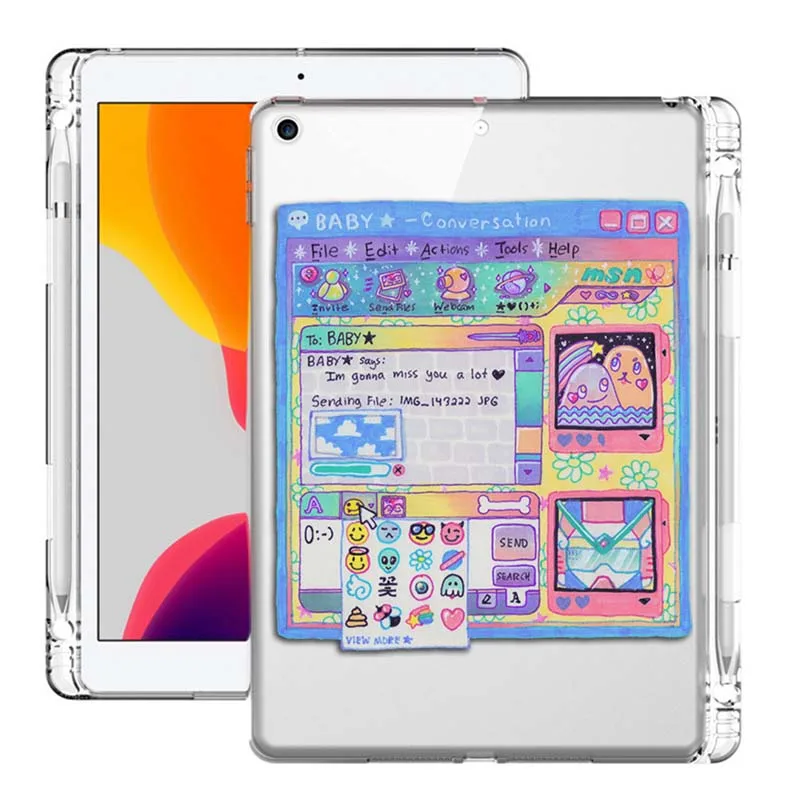 Cute Girl Style Silicon Cases for Ipad Mini 2 3 4 Cover with Pencil Holder for Ipad Air 1 2 3 7th Generation 11 Pro 2018 2020
Cute Girl Style Silicon Cases for Ipad Mini 2 3 4 Cover with Pencil Holder for Ipad Air 1 2 3 7th Generation 11 Pro 2018 2020