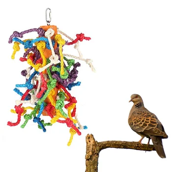 1pc Parrot Toy Knots Block Hanging Colorful Creative Parrot Bird Climbing Toy Cage Accessories Chewing Toy
1pc Parrot Toy Knots Block Hanging Colorful Creative Parrot Bird Climbing Toy Cage Accessories Chewing Toy