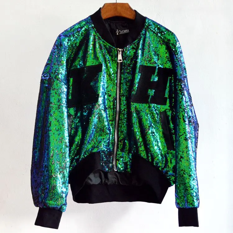 2018 Spring New Style AliExpress Europe And America WOMEN'S Dress Lettered Applique Sequin Baseball Uniform Coat Jacket
2018 Spring New Style AliExpress Europe And America WOMEN'S Dress Lettered Applique Sequin Baseball Uniform Coat Jacket