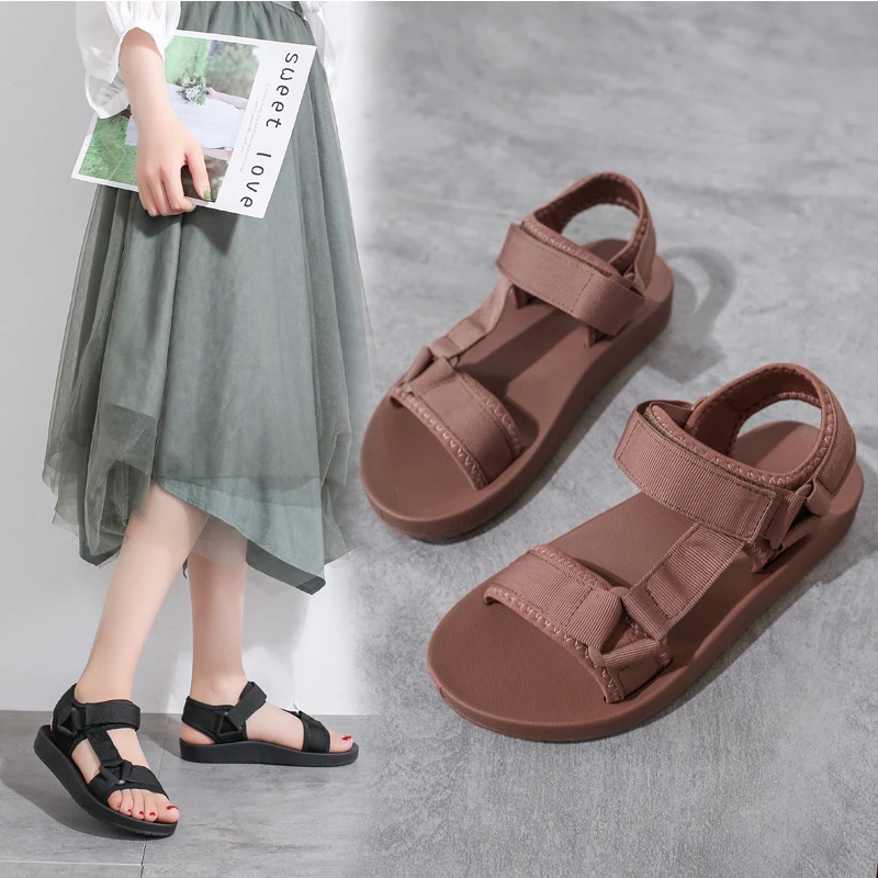 2020 Summer Casual Flat Sandals Woman Shoes Open Toe Beach Shoes Cloth Designer Sandals Fashion Comfort Ladies Sandals Platform
2020 Summer Casual Flat Sandals Woman Shoes Open Toe Beach Shoes Cloth Designer Sandals Fashion Comfort Ladies Sandals Platform