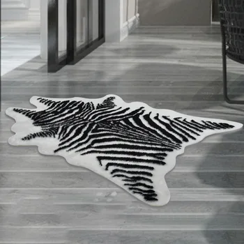 Hot-selling zebra-print floor mat cushion animal floor mat faux leather whole leather mat ins
Hot-selling zebra-print floor mat cushion animal floor mat faux leather whole leather mat ins