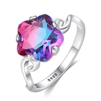 MetJakt S925 Sterling Silver Luxury Rainbow Stone Flower Fashion Elegant Women's Ring
MetJakt S925 Sterling Silver Luxury Rainbow Stone Flower Fashion Elegant Women's Ring