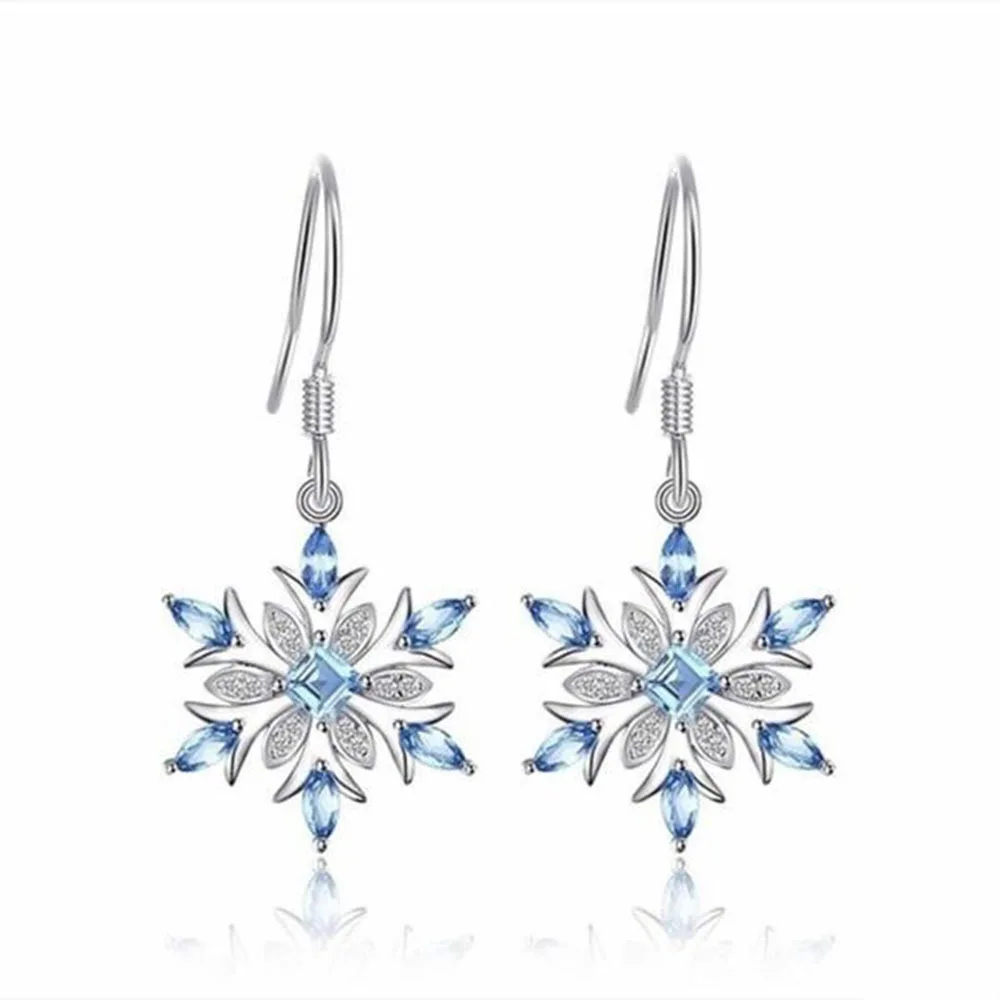 Fashion Selling Ice Crystal Snowflake Micro-set Zircon Ear Hook Creative Female Jewelry Accessory Exquisite Small Gift For Women
Fashion Selling Ice Crystal Snowflake Micro-set Zircon Ear Hook Creative Female Jewelry Accessory Exquisite Small Gift For Women
