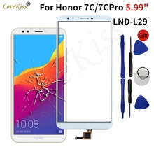 Écran tactile LCD avec couvercle en verre, 5.99 pouces, pour Huawei Honor 7C LND-L29 Honor 7C Pro=