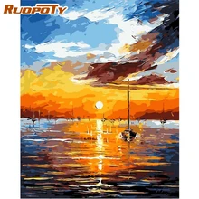RUOPOTY Frame Sunset DIY Painting By Numbers Landscape Picture By Numbers For Adults Modern Wall Art Decors Canvas By Numbers 
RUOPOTY Frame Sunset DIY Painting By Numbers Landscape Picture By Numbers For Adults Modern Wall Art Decors Canvas By Numbers