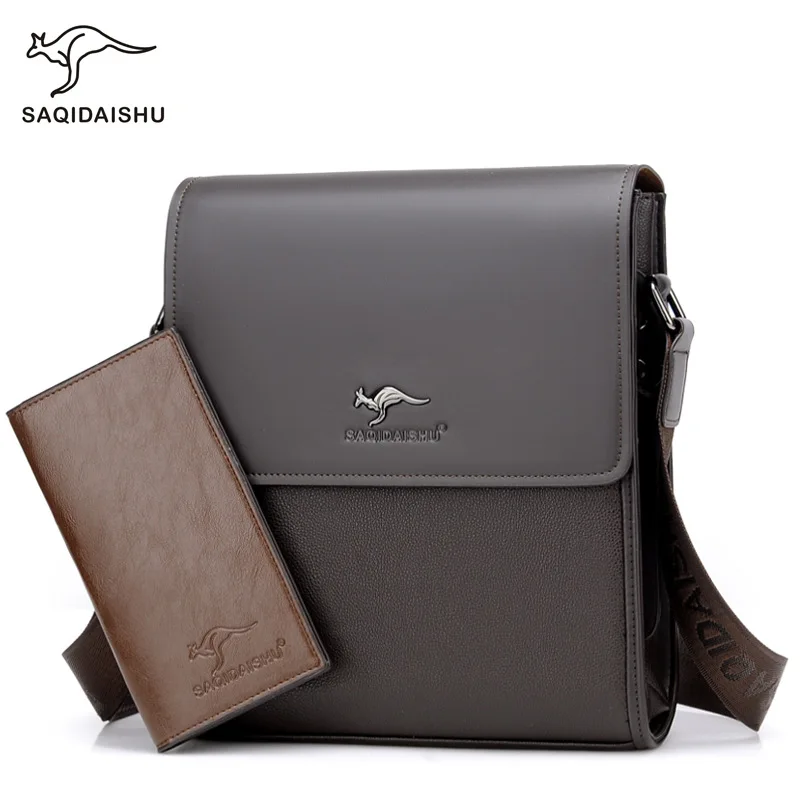 Daishu Men's Bag New Style Horizontal And Vertical Flip Men's Single-shoulder Bag Casual Business Briefcase Trend of Fashion Sho
Daishu Men's Bag New Style Horizontal And Vertical Flip Men's Single-shoulder Bag Casual Business Briefcase Trend of Fashion Sho