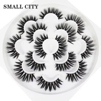 Small City 3D Faux Mink False Eyelashes Extension 7 Pairs Natural Dramatic Wispy Fluffy Crisscross Volume 25mm lashes makeup
Small City 3D Faux Mink False Eyelashes Extension 7 Pairs Natural Dramatic Wispy Fluffy Crisscross Volume 25mm lashes makeup