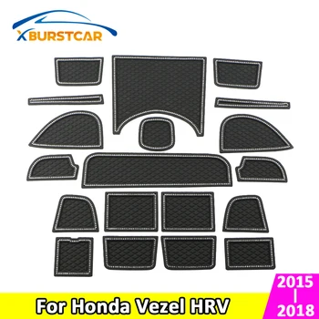 Xburstcar for Honda Vezel HRV HR-V 2015-2018 Car Non-slip with Diamond Door Gate Slot Mats Water Cup Holder Pads Door Groove Mat 
Xburstcar for Honda Vezel HRV HR-V 2015-2018 Car Non-slip with Diamond Door Gate Slot Mats Water Cup Holder Pads Door Groove Mat