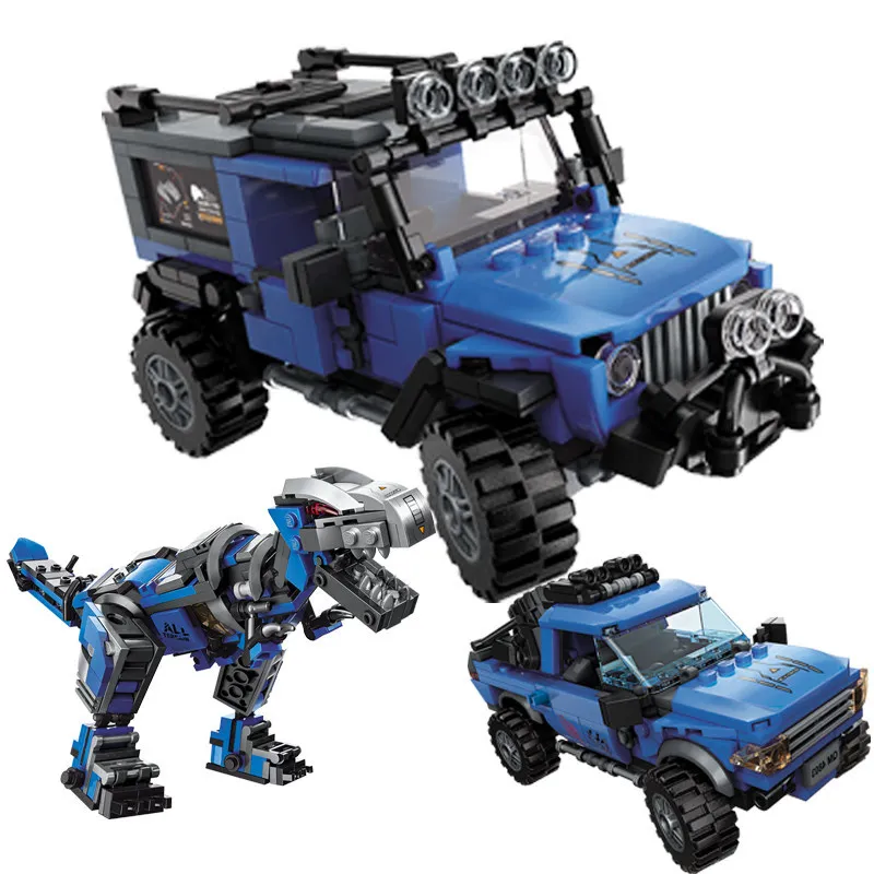 3 in 1 Tyrannosaurus Deformation Car Off-road Vehicle Model Kit Assembled Boy Children Educational Building Blocks Brick Toy X15
3 in 1 Tyrannosaurus Deformation Car Off-road Vehicle Model Kit Assembled Boy Children Educational Building Blocks Brick Toy X15