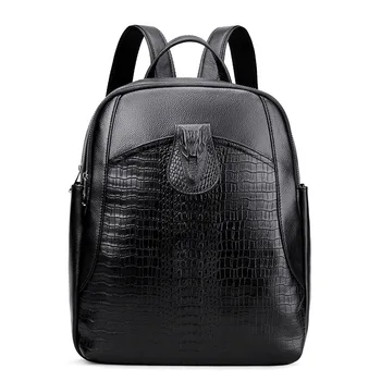 2020 European Style Women Knapsack Crocodile Pattern Cowhide Ladies Shoulder Bag High Quality Daily Female Backpack Luxury
2020 European Style Women Knapsack Crocodile Pattern Cowhide Ladies Shoulder Bag High Quality Daily Female Backpack Luxury