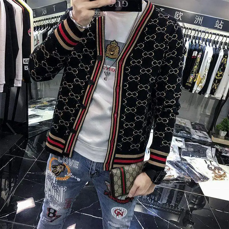 2020 new men's cardigan sweater outer wear spring and autumn Net red sweater coat
2020 new men's cardigan sweater outer wear spring and autumn Net red sweater coat