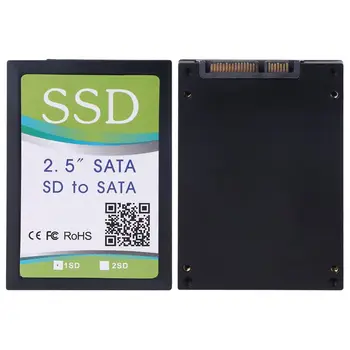 SD/SDHC/SDXC/MMC Flash Memory Card to SATA Adapter with Enclosure for 2.5" SATA SSD
SD/SDHC/SDXC/MMC Flash Memory Card to SATA Adapter with Enclosure for 2.5" SATA SSD
