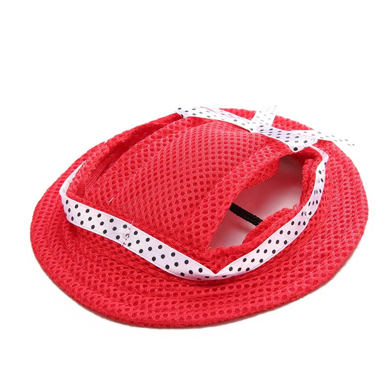 Cute Summer Hat With Bow Tie For Dogs Cute Summer Hat With Bow Tie For Dogs