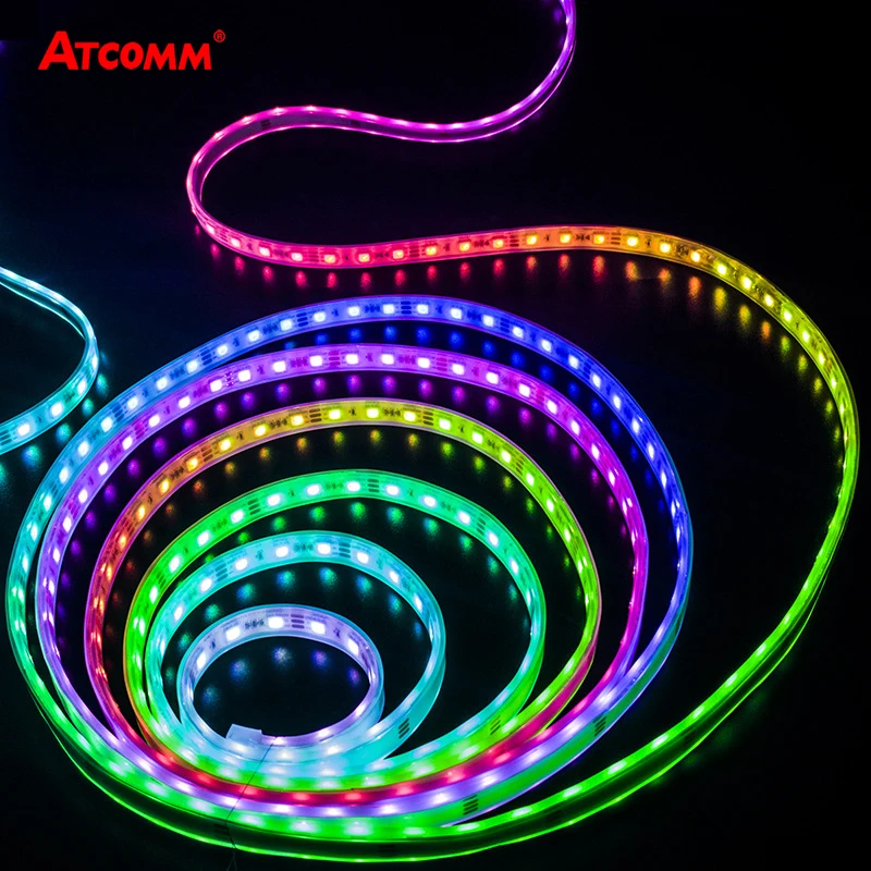 Светодиодная лента WS2811 2811 RGB для подсветки телевизора, 12 В, 5050 пикселей, программируемая индивидуальная адресная Диодная гибкая лента
Светодиодная лента WS2811 2811 RGB для подсветки телевизора, 12 В, 5050 пикселей, программируемая индивидуальная адресная Диодная гибкая лента