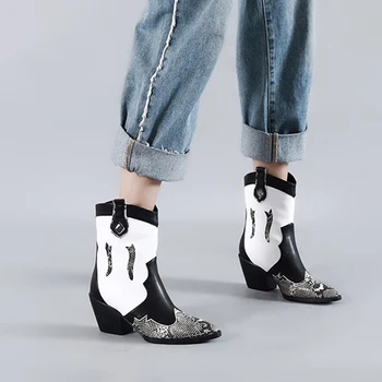 2020 Pointed Toe Western Cowgirl Boots Chelsea Ankle Boots Shoes Women Cossacks Cowboy Boots Wedges Femal Shoes Botas Mujer
2020 Pointed Toe Western Cowgirl Boots Chelsea Ankle Boots Shoes Women Cossacks Cowboy Boots Wedges Femal Shoes Botas Mujer