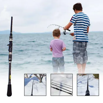 Saltwater Fishing Rod Durable Practical Intercalation 2.1M Fisheries Outdoor Sport Lake Angler Guide Eye Portable Black
Saltwater Fishing Rod Durable Practical Intercalation 2.1M Fisheries Outdoor Sport Lake Angler Guide Eye Portable Black