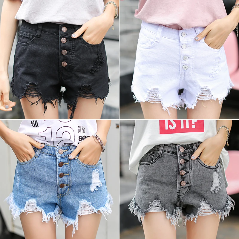 Tall waist white denim shorts female hot loose wide-legged pants students show a word shorts big yards burrs thin thin 
Tall waist white denim shorts female hot loose wide-legged pants students show a word shorts big yards burrs thin thin