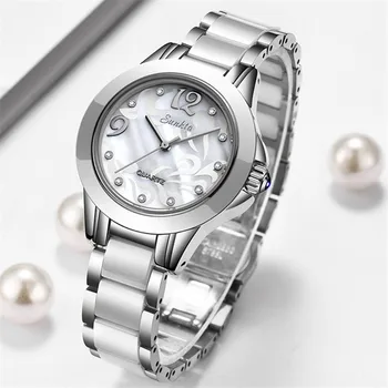 2020 SUNKTA Ceramic Watch Women Top Quartz Watches For Women Luxury Brand Woman Wristwatch Girl Clock Woman Gift Zegarek Damski
2020 SUNKTA Ceramic Watch Women Top Quartz Watches For Women Luxury Brand Woman Wristwatch Girl Clock Woman Gift Zegarek Damski