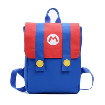 Hot New Super Mario Children Cartoon Backpack Cosplay Color Blocking Canvas Satchel Cute Red Yellow Anime Bag Schoolbag
Hot New Super Mario Children Cartoon Backpack Cosplay Color Blocking Canvas Satchel Cute Red Yellow Anime Bag Schoolbag