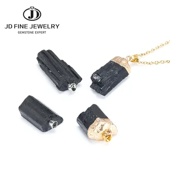 JD Natural Black Tourmaline Stone Pendant Rough Original Crystal Energy Chakra Pendant For Woman And Man Gift Fashion Jewelry
JD Natural Black Tourmaline Stone Pendant Rough Original Crystal Energy Chakra Pendant For Woman And Man Gift Fashion Jewelry
