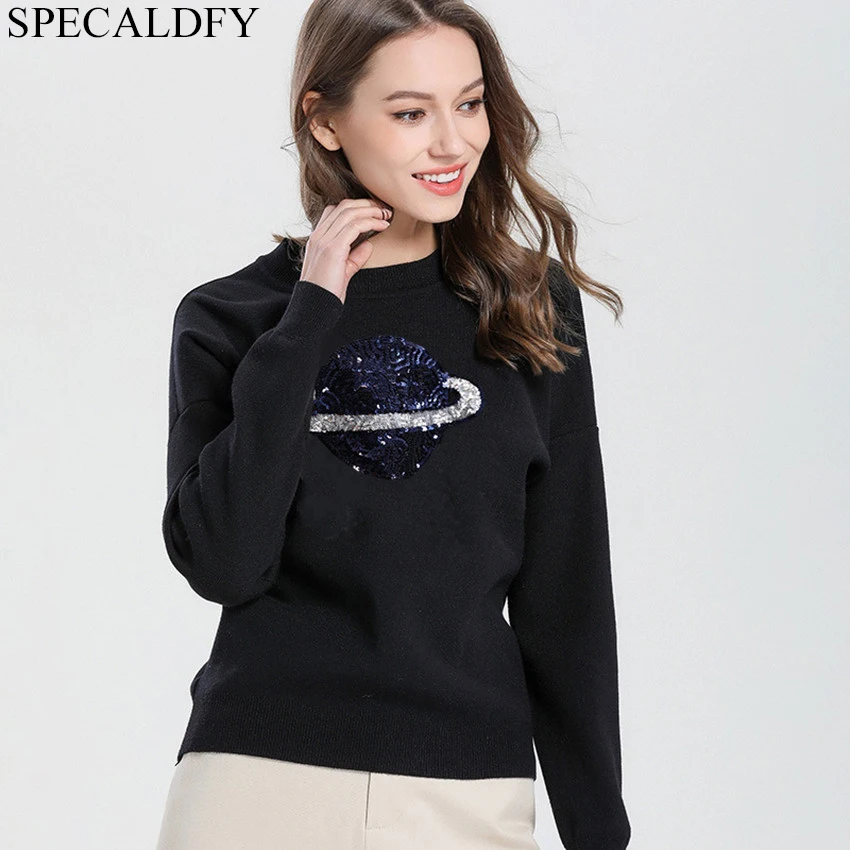 Designer Runway Brand Sweater Women Sequined Knitted Sweaters And Pullovers 2019 Winter Brand Sueter Mujer Jumper Pull Femme
Designer Runway Brand Sweater Women Sequined Knitted Sweaters And Pullovers 2019 Winter Brand Sueter Mujer Jumper Pull Femme