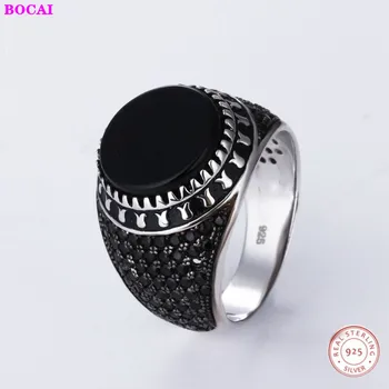 s925 sterling silver men's rings black natural stone 2020 new fashion popular Thai silver ring for men pure silver male ring
s925 sterling silver men's rings black natural stone 2020 new fashion popular Thai silver ring for men pure silver male ring