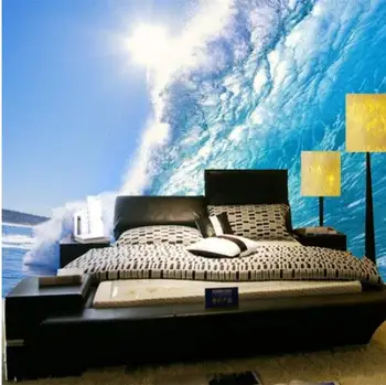 Custom 3d The Deep Blue Sea surf ocean waves large murals TV backdrop photo wallpaper wall mural papel de parede
Custom 3d The Deep Blue Sea surf ocean waves large murals TV backdrop photo wallpaper wall mural papel de parede