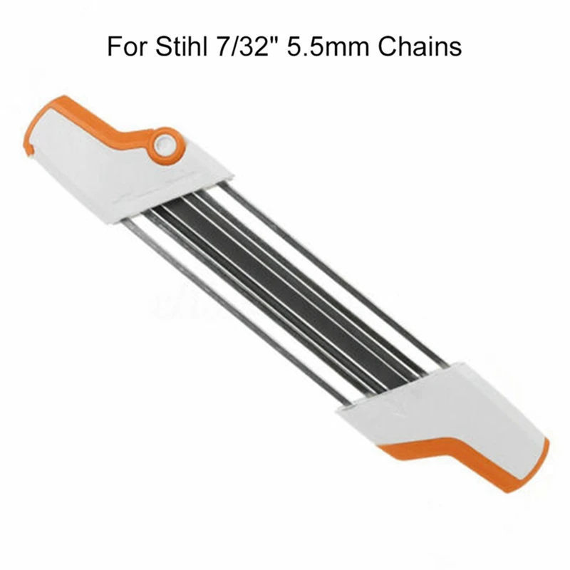 White 2 IN 1 7/32 5.5mm Chainsaw Chain Quick File Saw Sharpening Sharpener Chain Kit Accessory For stihl 7/32" Tool
White 2 IN 1 7/32 5.5mm Chainsaw Chain Quick File Saw Sharpening Sharpener Chain Kit Accessory For stihl 7/32" Tool