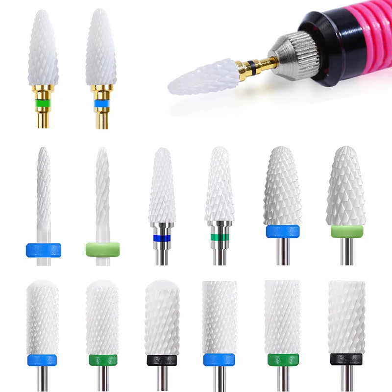 Ceramic Nail Drill Bit Milling Cutter For Manicure Machine Pedicure Electric Nail Files Buffers Accessories Remove Nail Polish
Ceramic Nail Drill Bit Milling Cutter For Manicure Machine Pedicure Electric Nail Files Buffers Accessories Remove Nail Polish