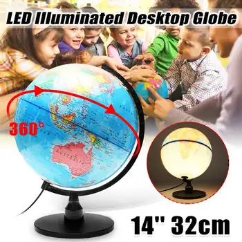 32CM Big Large Earth Globe LED World Map With Stand School Geography Educational Tool Toy Home Office Ornament Kids Gift
32CM Big Large Earth Globe LED World Map With Stand School Geography Educational Tool Toy Home Office Ornament Kids Gift