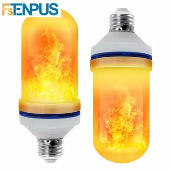 E27 85-265V LED Flame Effect Bulb Fire Light Gravity sensor Corn Bulbs Emulation Decor lamp Dynamic Light 4 Modes Creative Lampa
E27 85-265V LED Flame Effect Bulb Fire Light Gravity sensor Corn Bulbs Emulation Decor lamp Dynamic Light 4 Modes Creative Lampa