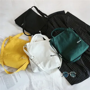 Original Japanese New Solid Color Casual Canvas Bag Female One Shoulder Harajuku College Crossbody Bag
Original Japanese New Solid Color Casual Canvas Bag Female One Shoulder Harajuku College Crossbody Bag