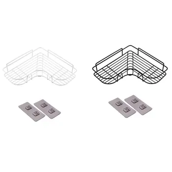 20220 New Bathroom Kitchen Commodity Shelf Wall-Mounted Triangle Storage Rack Storage Shelf White/Black 2 Pieces
20220 New Bathroom Kitchen Commodity Shelf Wall-Mounted Triangle Storage Rack Storage Shelf White/Black 2 Pieces