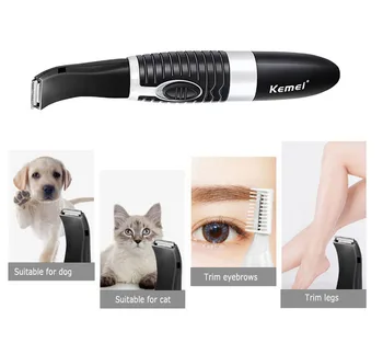 Kemei KM-5002 electric pet shaver pet hair removal lady shaver eyebrow hair trimmer body hair trimmer dry battery aa battery
Kemei KM-5002 electric pet shaver pet hair removal lady shaver eyebrow hair trimmer body hair trimmer dry battery aa battery