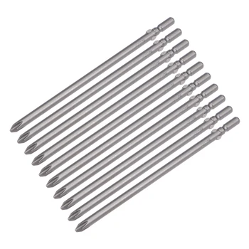 uxcell 10 Pcs 6mm Shank 150mm Length 6mm Phillips PH2 Magnetic S2 Screwdriver Bits
uxcell 10 Pcs 6mm Shank 150mm Length 6mm Phillips PH2 Magnetic S2 Screwdriver Bits