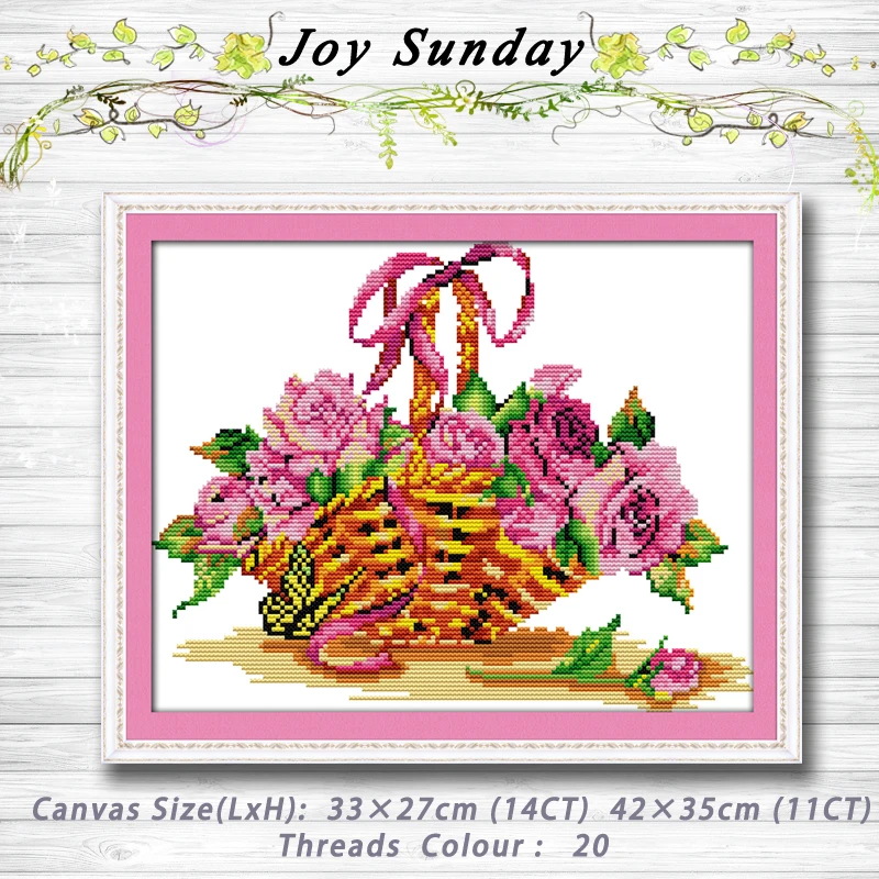 Roses and basket flowers Crafts Patterns Counted Cross Stitch dmc 11CT 14CT Cross Stitch Sets Embroidery Home Decor Needlework
Roses and basket flowers Crafts Patterns Counted Cross Stitch dmc 11CT 14CT Cross Stitch Sets Embroidery Home Decor Needlework