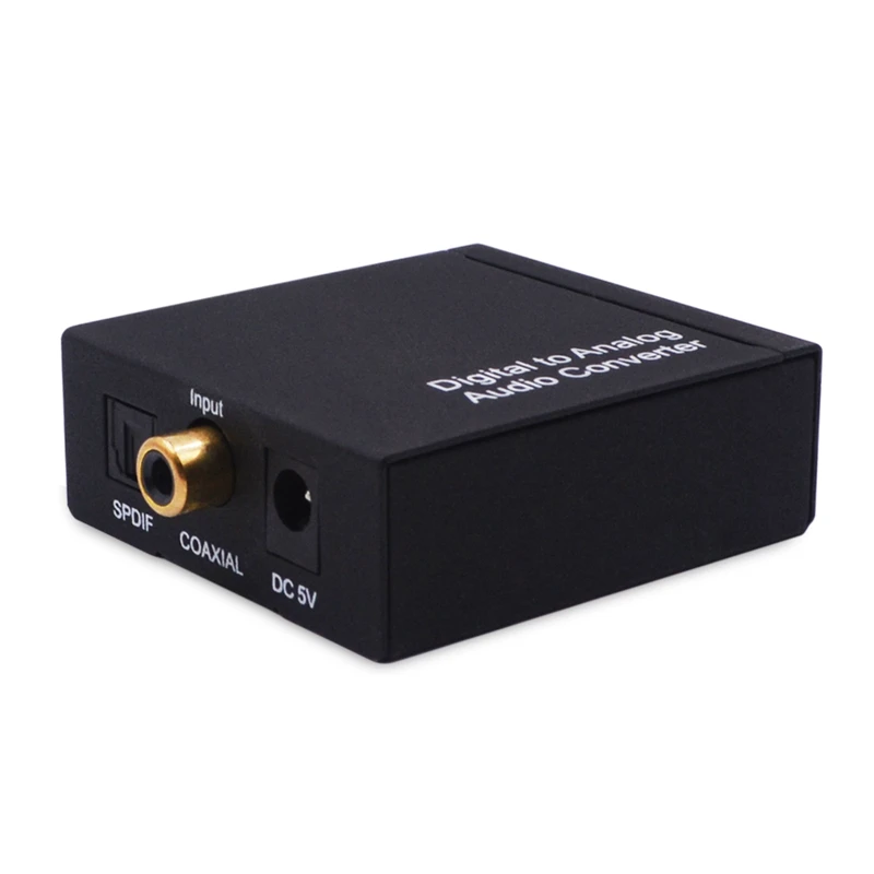Digital to Analog Converter DAC Digital SPDIF Toslink to Analog Stereo Audio L/R Converter Adapter with Optical Cable for PS3 XB
Digital to Analog Converter DAC Digital SPDIF Toslink to Analog Stereo Audio L/R Converter Adapter with Optical Cable for PS3 XB