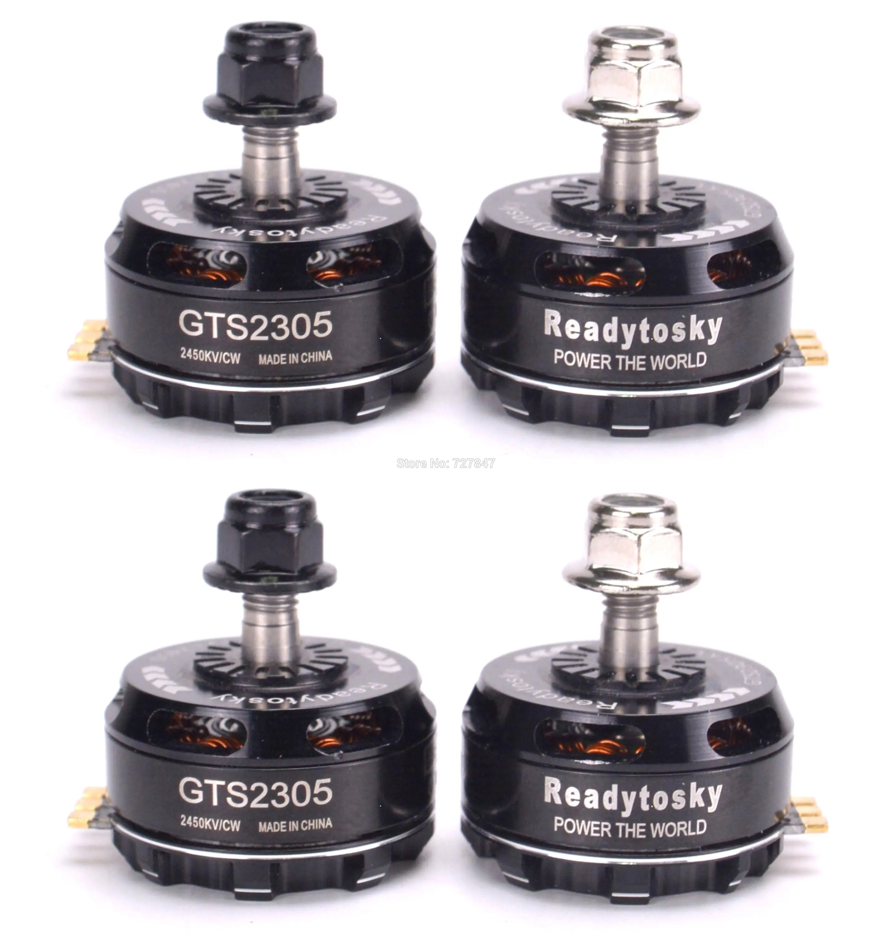 High Quality Readytosky GTS2305 GT2305 2305 2450KV / 2700KV Brushless Motor 3-5S for Martian QAV-R 220mm FPV RC Racing Drone
High Quality Readytosky GTS2305 GT2305 2305 2450KV / 2700KV Brushless Motor 3-5S for Martian QAV-R 220mm FPV RC Racing Drone