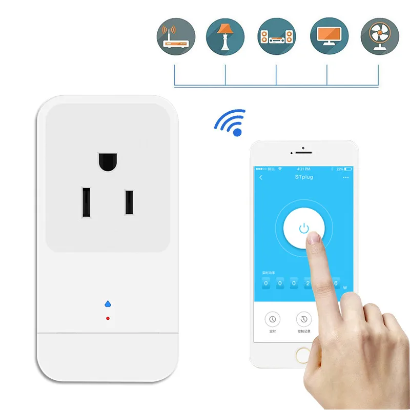 WIFI Smart Plug Socket 16A Wireless Control Socket Work with Alexa Voice Timer with Energy Monitor 3G 4G Wifi Socket US Plug
WIFI Smart Plug Socket 16A Wireless Control Socket Work with Alexa Voice Timer with Energy Monitor 3G 4G Wifi Socket US Plug