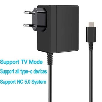 Nintend Switch AC Adapter Charger Power Supply 15V/2.6A Fast Charging For Nintendo Switch /Switch Lite NS Pro Support TV Mode
Nintend Switch AC Adapter Charger Power Supply 15V/2.6A Fast Charging For Nintendo Switch /Switch Lite NS Pro Support TV Mode