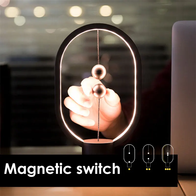 Newest Mini LED Table Lamp Magnetic Mid-air Switch Heng Balance USB Night Light Ellipse Home Office Bedroom Decor Kid Gift Lamp
Newest Mini LED Table Lamp Magnetic Mid-air Switch Heng Balance USB Night Light Ellipse Home Office Bedroom Decor Kid Gift Lamp