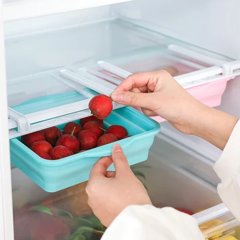 Fridge Drawer Organizer Telescopic Pull Out Refrigerator Storage Box Fridge Shelf Holder Storage Box PI669
Fridge Drawer Organizer Telescopic Pull Out Refrigerator Storage Box Fridge Shelf Holder Storage Box PI669