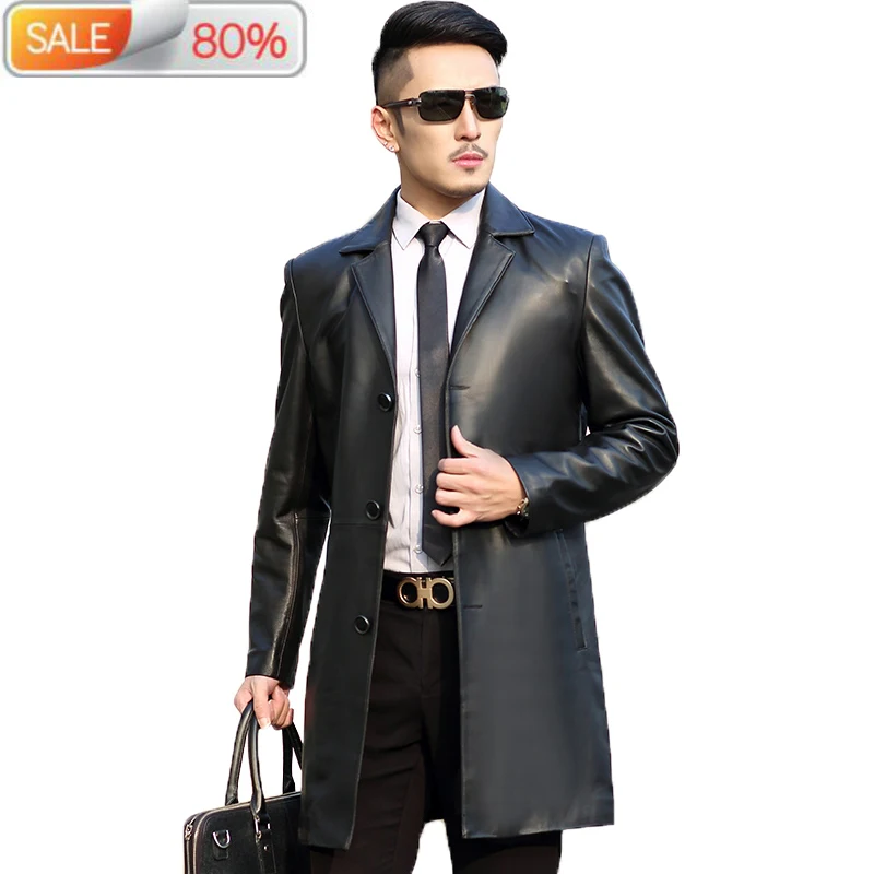 Genuine Leather Jacket Long Spring Sheepskin for Windbreaker Blazer Men Coat Blouson Cuir Homme 7502 B21443
Genuine Leather Jacket Long Spring Sheepskin for Windbreaker Blazer Men Coat Blouson Cuir Homme 7502 B21443